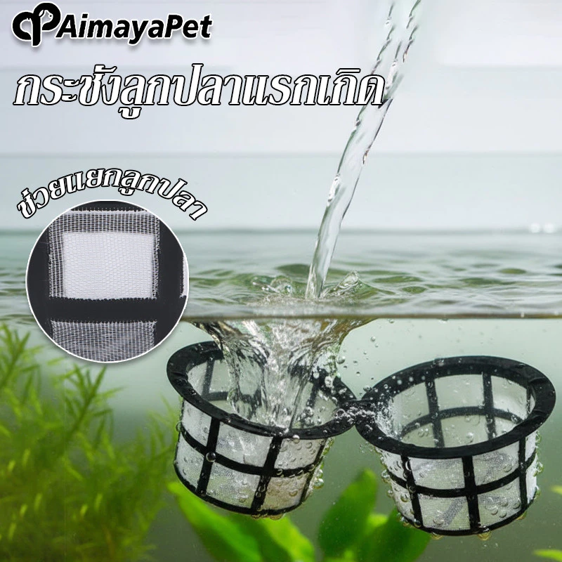 AimayaPet กระชังลูกปลาแรกเกิด กระชังแยกลูกปลา อุปกรณ์เพาะพันธุ์ปลา