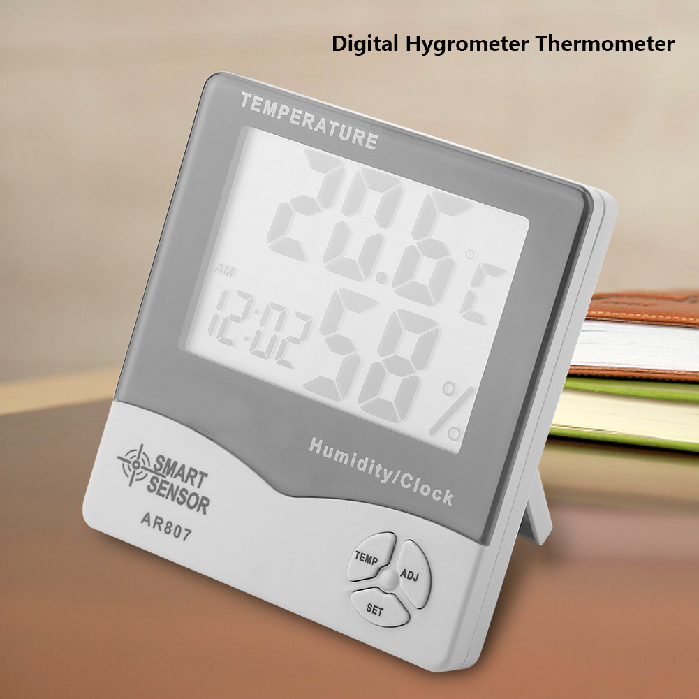 Superparis SMART SENSOR AR807 เครื่องวัดความชื้นอุณหภูมิแบบดิจิตอล เครื่องวัดอุณหภูมิสําหรับอุปกรณ์ห