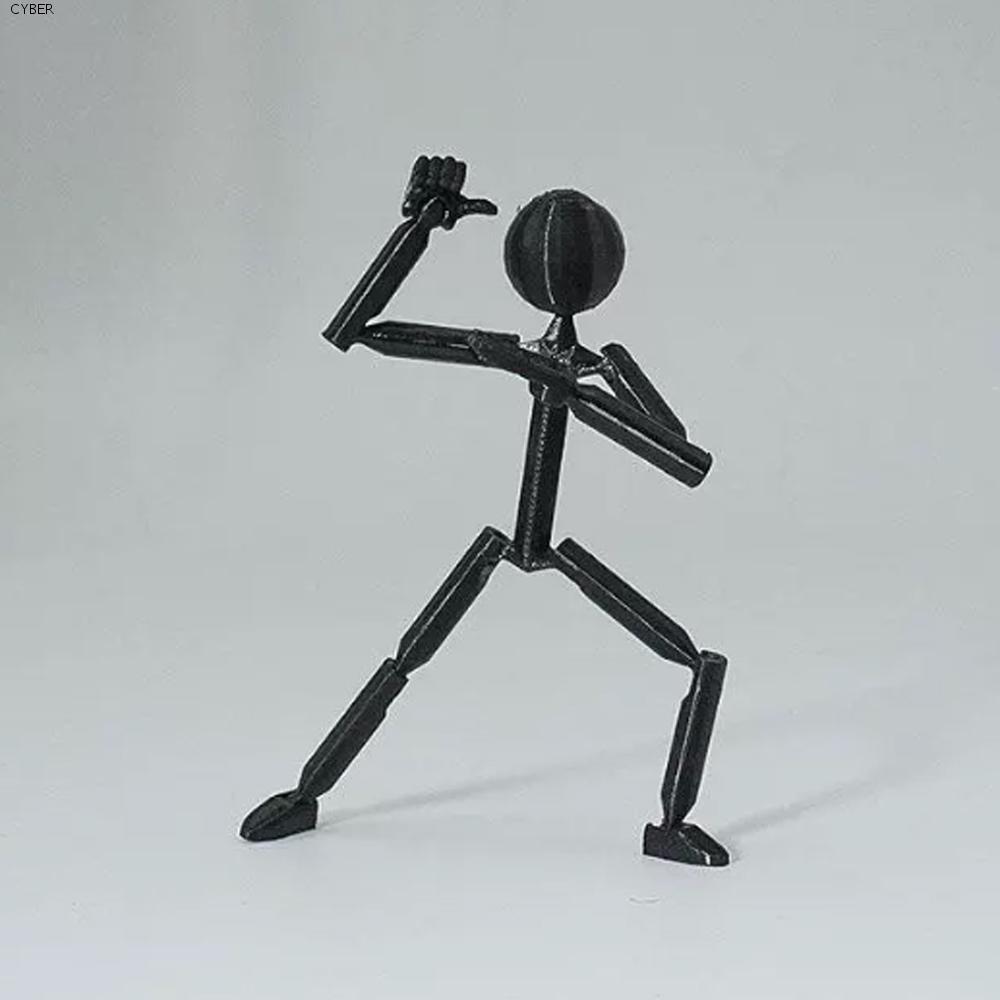 CYBER Multi Joint Stickman Toy, Multi-Jointed Model Doll 3D พิมพ์ Mannequin, Assembly 3D การพิมพ์ Mo