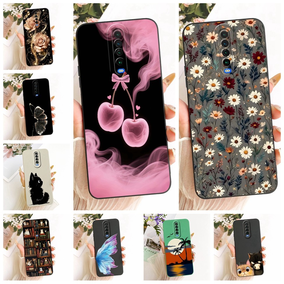 สําหรับ Redmi K30 4G 5G สําหรับ Redmi K30i 5G แฟชั่นการ์ตูนน่ารักตลกทาสีซิลิโคนเคสโทรศัพท์