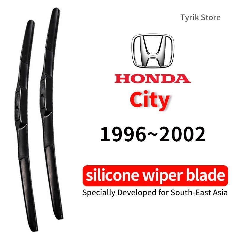 ชุดใบปัดน้ําฝน Honda City/คู่ สําหรับ 1996 ถึง 2002 รุ่น CITY Sedan Car Window Wipers