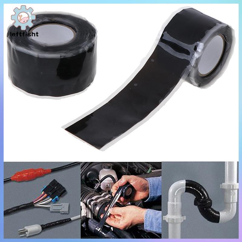 ซ้าย Self Fusing Silicone Performance Repair Tape Bonding Rescue Wire Hose Tape GHT