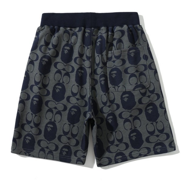 BAPEe Ape Head กางเกงขาสั้นชายหาด แห้งเร็ว สไตล์ลำลอง