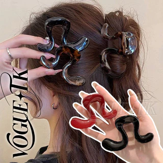 Vogue🌟พร้อมส่ง🌟 กิ๊บติดผมแฟชั่น ขนาดกลาง เรียบๆน่ารัก มีหลายลาย (VO-74)