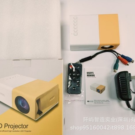 LED Home Office YG300 Projector HD Mini Mini Projector ผู้ผลิตแหล่งภาษาอังกฤษสินค้า