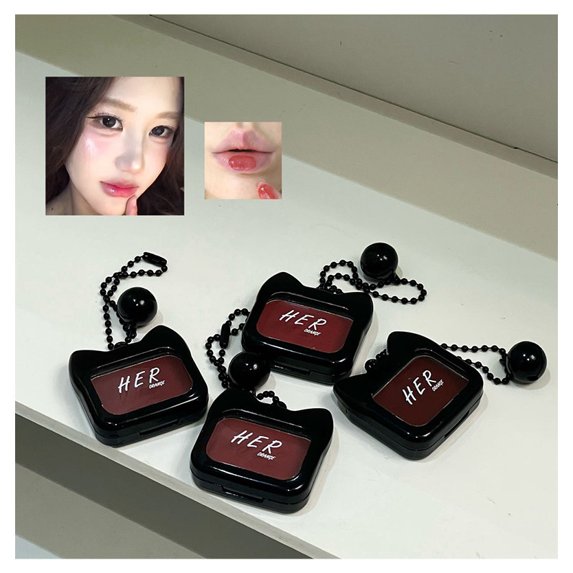 HERORANGE HERORANGE Light Dyed Lip Cheek Multi-Purpose Cream ลิปสติก Repairing Blush Cream