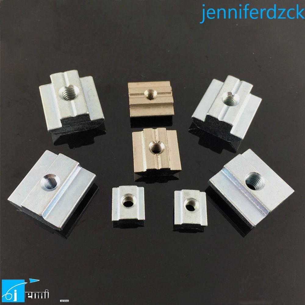 JENNIFE ค้อน Nut 2020 3030 4040 4545 อลูมิเนียมโปรไฟล์ 20PCS T-Track เลื่อน T Slot Nut