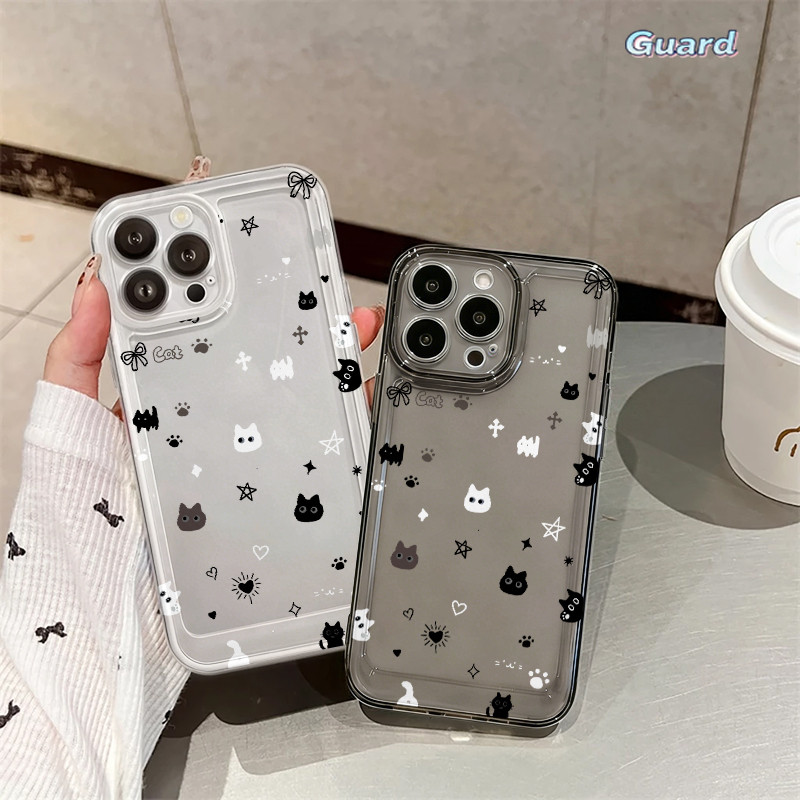 โทรศัพท์ 11 12 13 14 15 16 Pro X XR XS Max 7Plus 8Plus เคสใส-GD