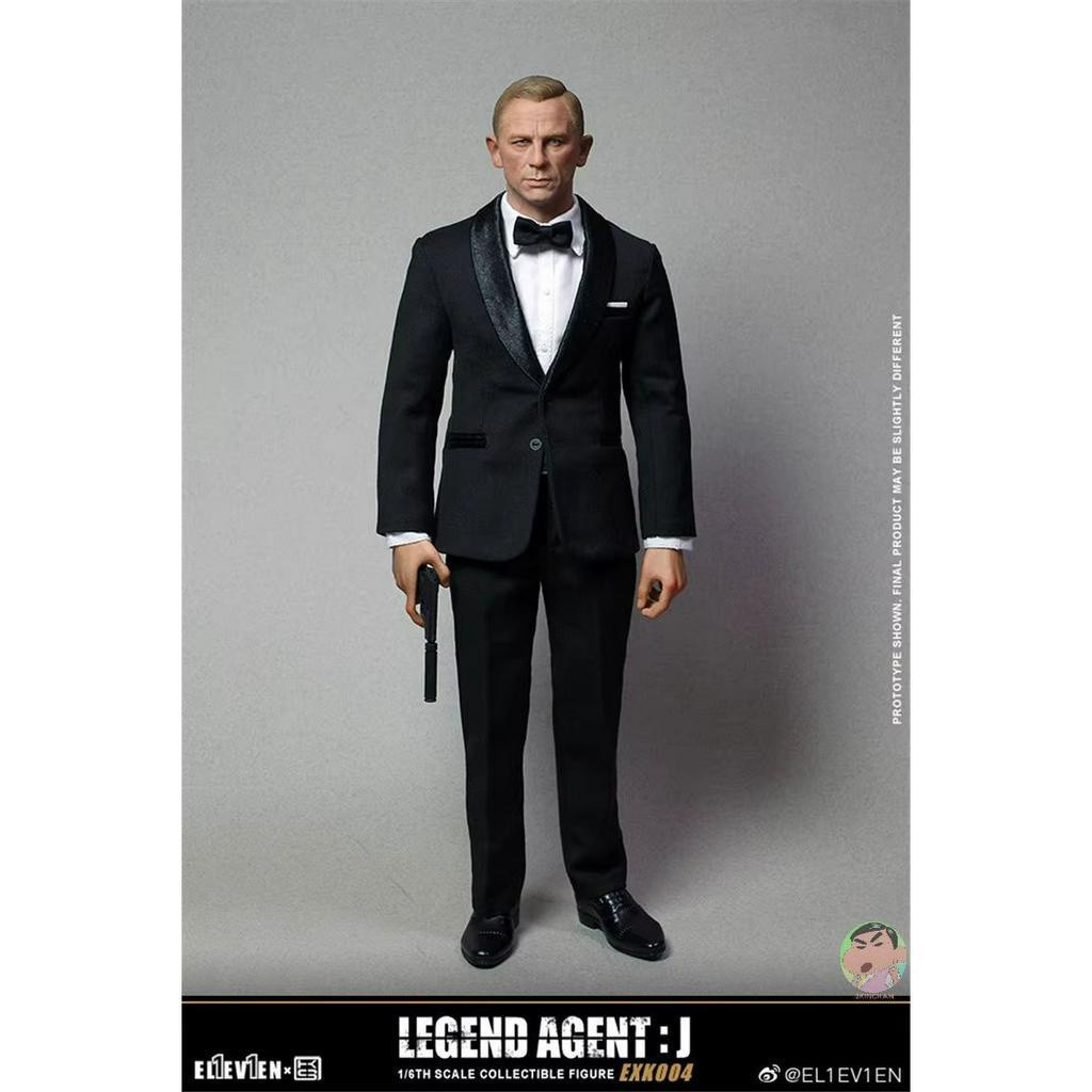 (🔵PRE-ORDER)สิบเอ ็ ด X KAI EXK004 James Bond 007 Action Figure