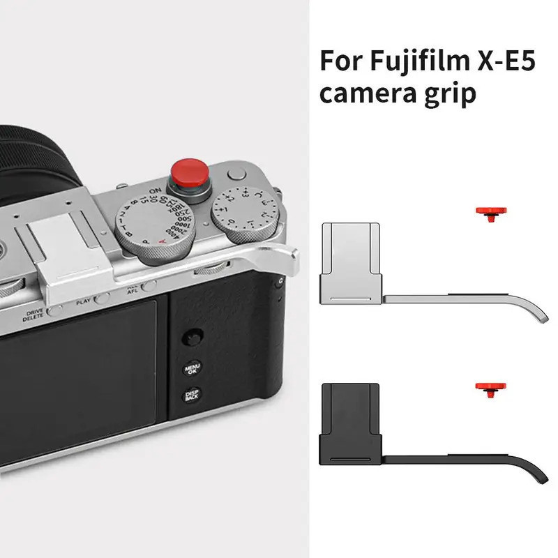 Thumb Grip สําหรับ Fujifilm Fuji X-E5 XE5 กล้องปุ่มชัตเตอร์รองเท้าร้อน Thumb Rest สนับสนุน Grip ผู้ถ