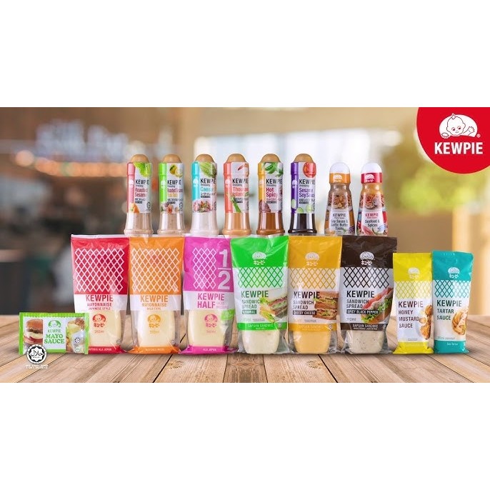 KEWPIE น้ําสลัดผสมลายเซ็นและซอส HALAL Mayo/1000Island/เผ็ด/Caesar/Sesame/Tartar/Vinegar & More!