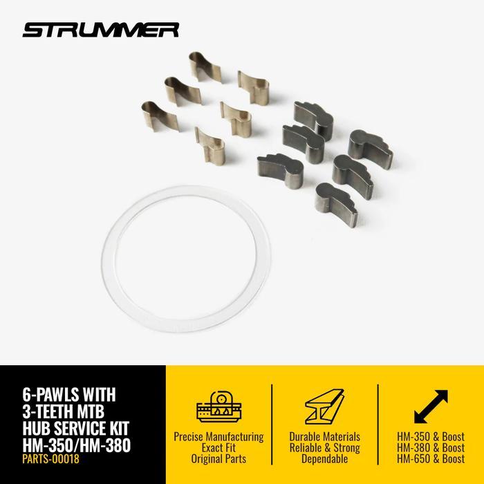 STRUMMER 6-PAWLS พร้อมชุดควบคุมความเร็ว MTB 3 ระดับ (HM-280/HM-350/HM-380/HM-650)