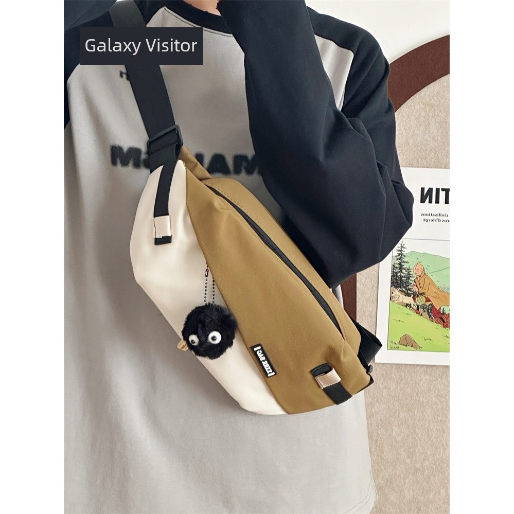 ญี่ปุ่น Unisex Street Wear Sports Leisure Couple Messenger Bag