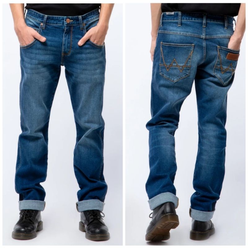 WRANGLER SPENCER กางเกงขายาวผู้ชาย ORIGINAL SLIM FIT JEANS