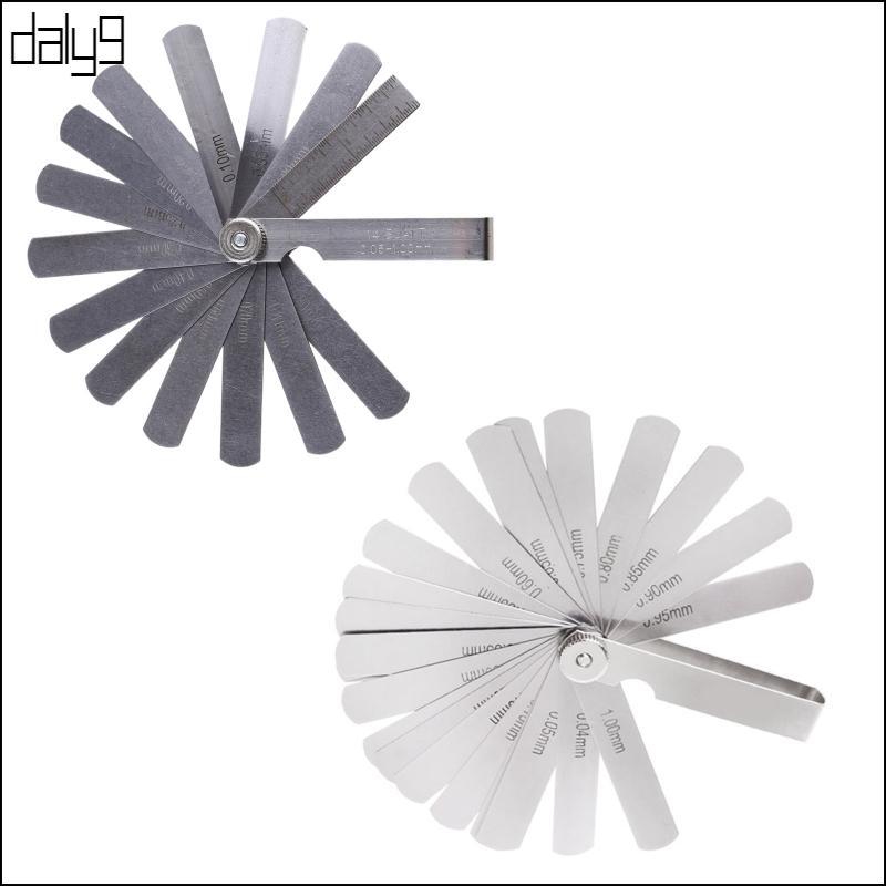 Dal Compact Feeler Gauge 14 Blade 0 05-1mm Feeler Gauge Gage ความหนา Measurment