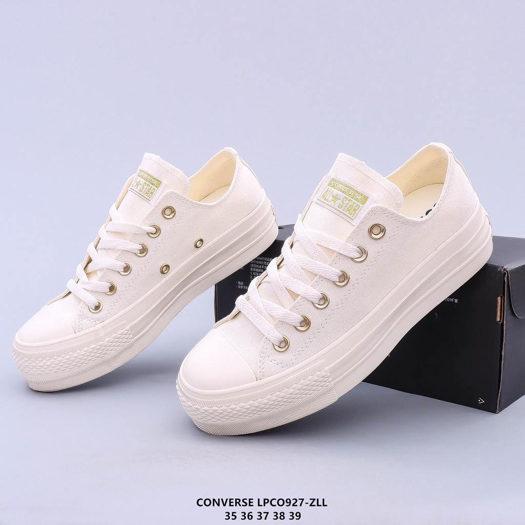 Onhand Converse Chuck Taylor All Star Lift OX รองเท้าผ้าใบตัดต่ําสําหรับผู้ชายและผู้หญิง