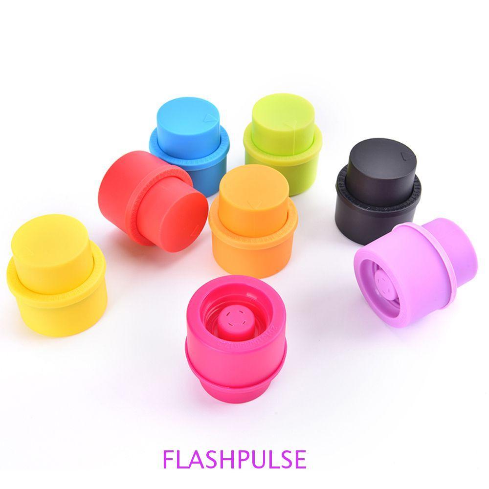 FLASHPULSE Stopper Push Type Inflatable Sealer Soda Cola Fizzy Drink Pressure Cap