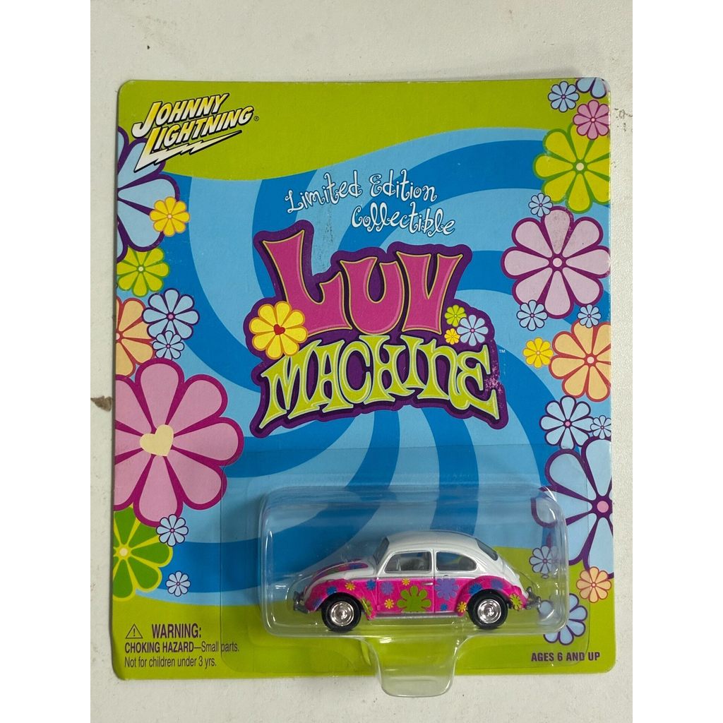 [คลังสินค้าพร้อม] Johnny Lightning Johnny Lightning 1: 64 Volkswagen Beetle Petal Coating ใหม่เอี่ยม