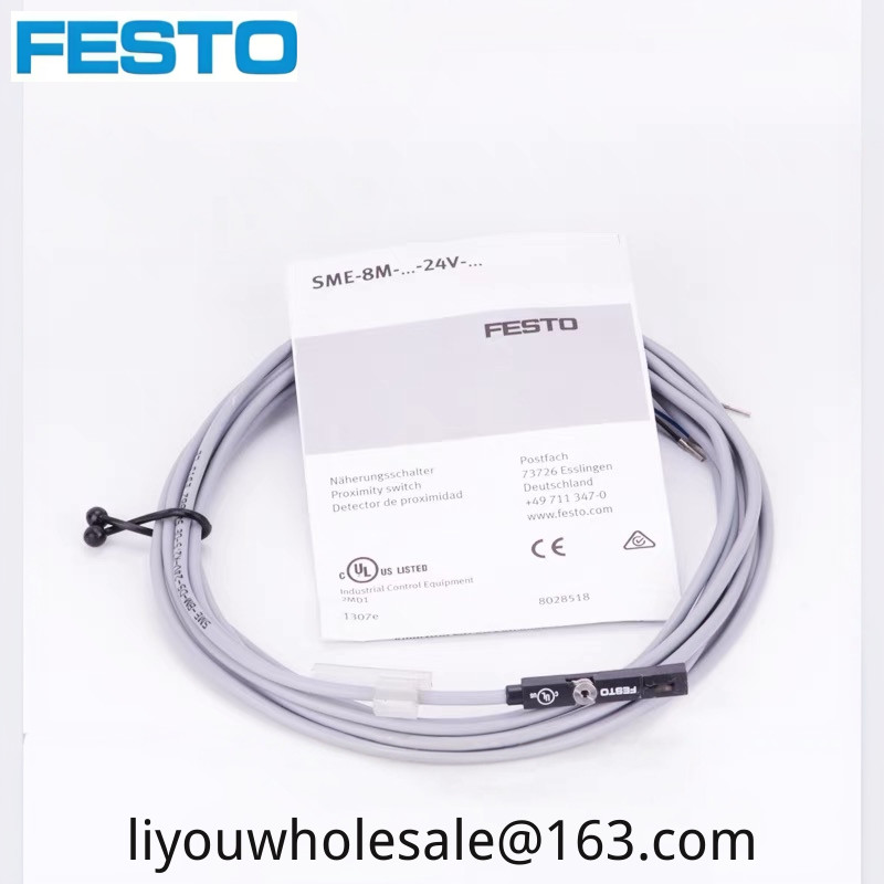 FESTO Proximity Switch ใหม่เอี่ยมพร้อมสต็อก SMT-8M-A-PS-24V-E-0, 3-M8D-M12 574334 574337