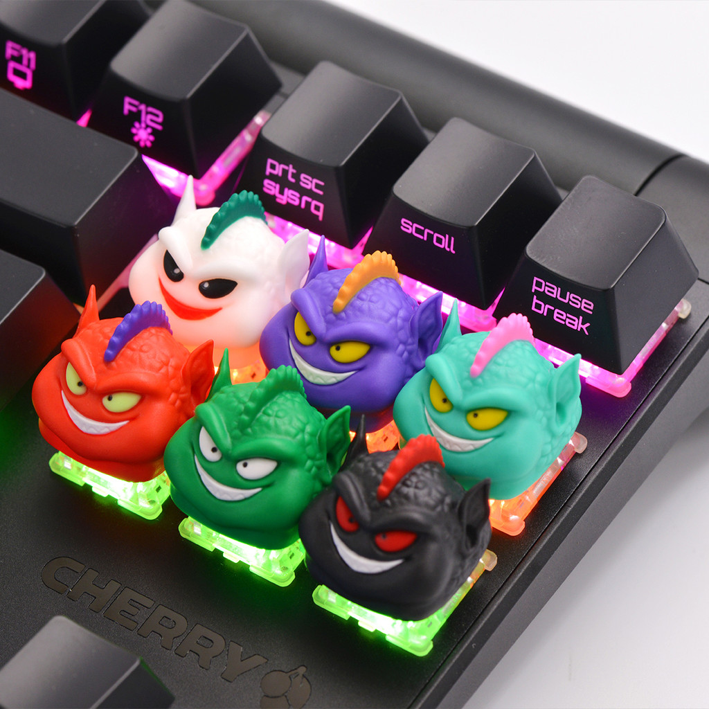 gmk keycap keycap ไทย ชุดเย็น Dragon Ball Series Art Handmade Resin Keycap Mechanical Keyboard