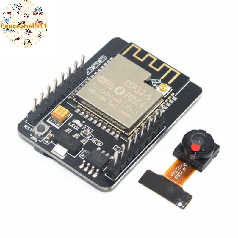 PeaceShells ESP32-CAM MICRO USB ESP32 Serial To WiFi ESP32 CAM Development Board CH340 5V +OV3660 กล