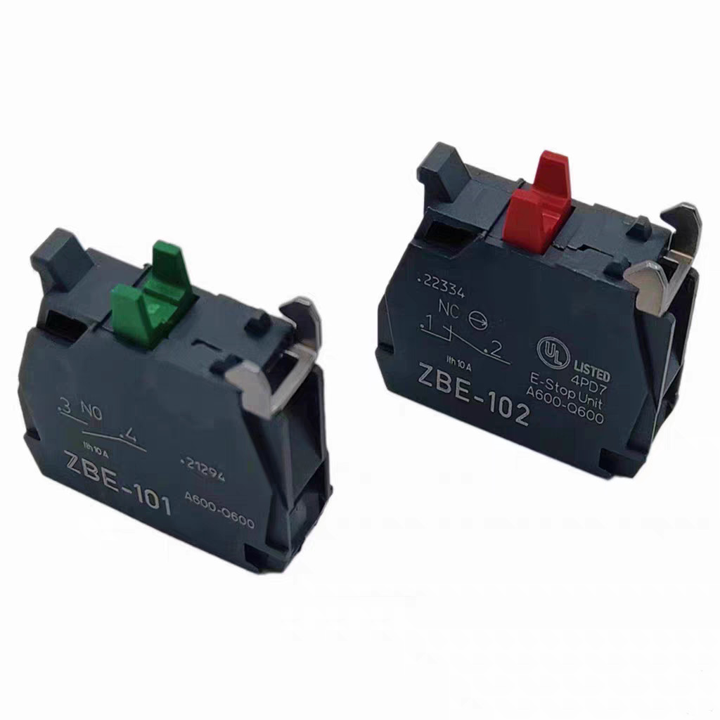 ปุ่มสัมผัสปุ่ม Schneider XB4 Series ZBE-101 ZBE-102 ZBE101 ZBE102