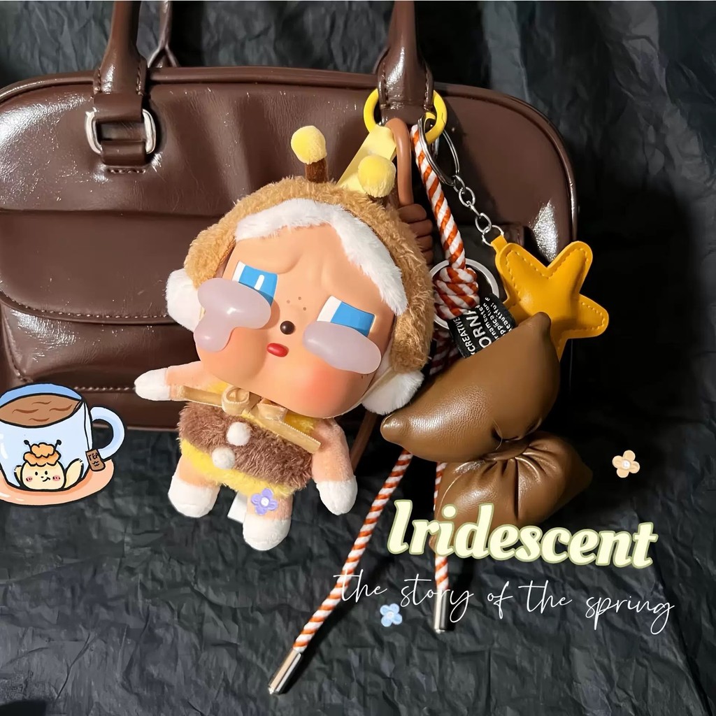 Crybaby Mystery Box Doll Tears Factory Vinyl Plush Doll Mystery Box Series Crybaby อินเทรนด์เล่นของเล่นตุ๊กตาตุ๊กตาพวงกุญแจ Charm Plush กระเป๋าแขวนสาวจี้
