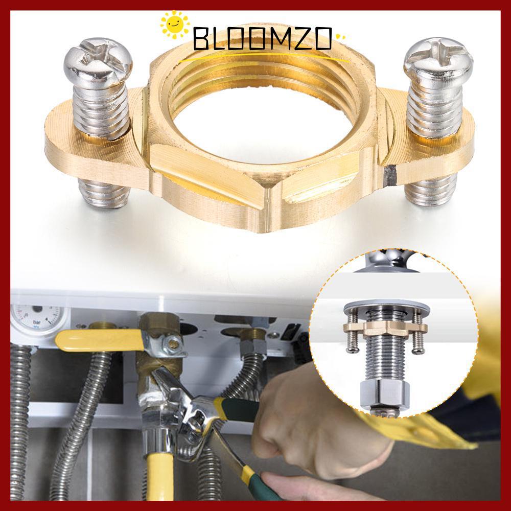 CODBLOOMZO เครื่องมือยึดก๊อกน้ํา 1 ชุด, O-Type Fastener ทองเหลือง, ชุดซ่อมก๊อกน้ํา, ชุดติดตั้ง Nut Kit, Antilosing Lock Nut สําหรับอ่างล้างหน้า, เครื่องมือครัว