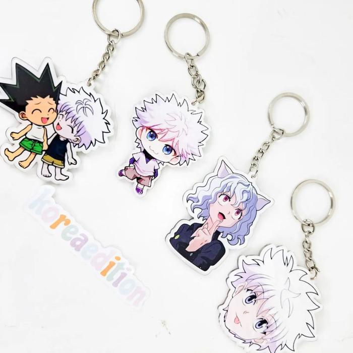 Gantungan Kunci พวงกุญแจพวงกุญแจ Akrilk Anime Hunter X Hunter Gon Killua Neferpitou - C Neferpitou