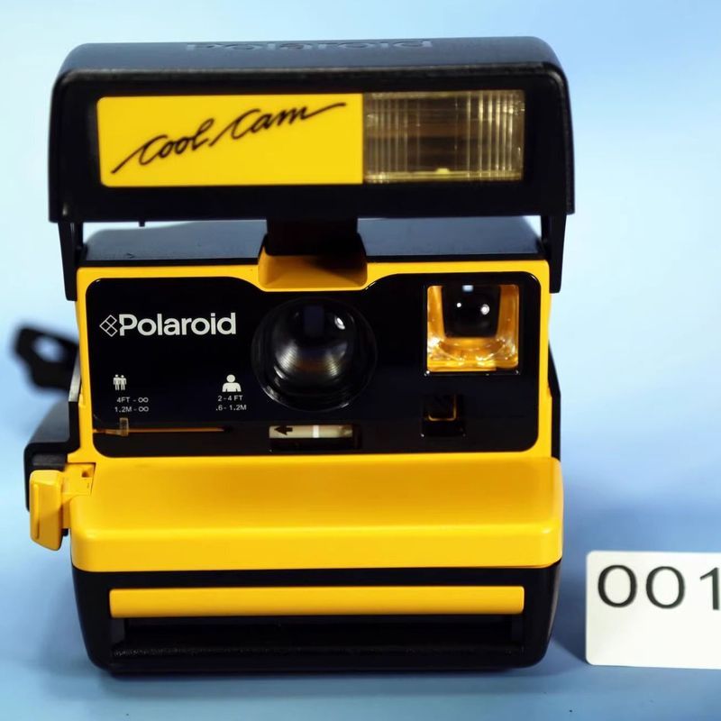 กว่างโจวติ้งเทรด จํากัด Yellow Limited Edition Polaroid Polaroid Coolcam600 Polaroid กล้องถ่ายภาพแบบ