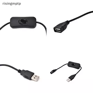 Risingmptp] สาย USB พร้อมตัวควบคุมพลังงานสวิตช์สําหรับ Raspberry Pi Arduino USB On Off Toggle ใหม่