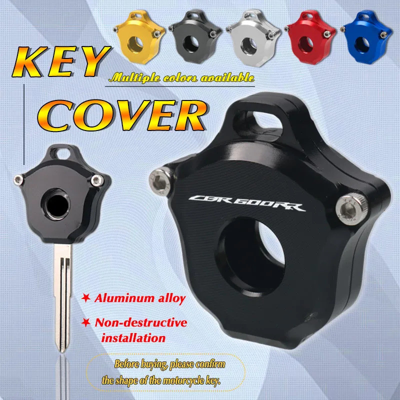 สําหรับ HONDA CBR600RR CBR 600 RR CBR 600RR รถจักรยานยนต์ CNC ฝาครอบกุญแจเชลล์คีย์ป้องกัน