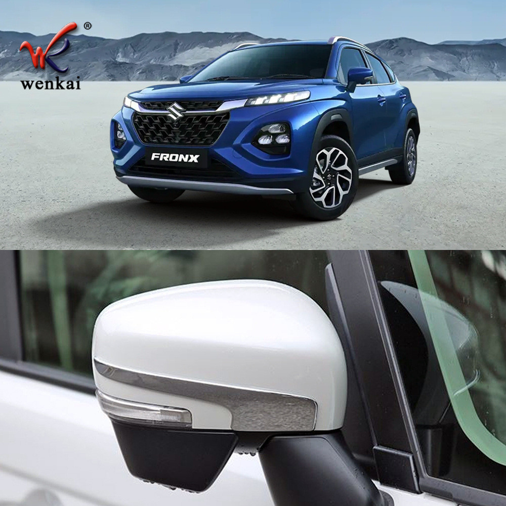 เหมาะสำหรับกระจกมองหลังที่ปรับแต่งของ Suzuki 24 Fronx, แถบตกแต่งเคลือบไฟฟ้าป้องกันการชนพิเศษ, กระจกม