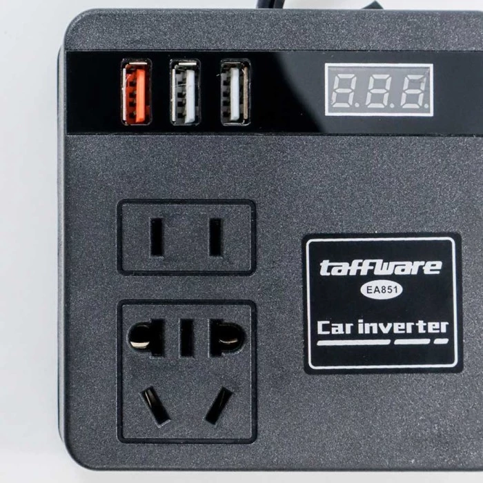 อินเวอร์เตอร์ปลั๊กไฟรถยนต์ 100W DC 12V/24V 3 USB thumbnail 8