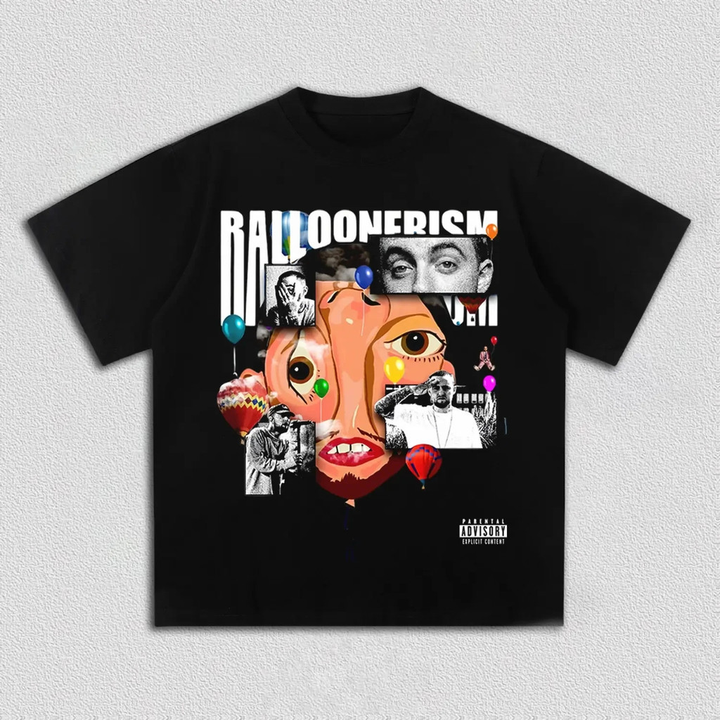 Mac Miller album cover 100%cotton unisex commemorative shirt  O-neck Men's Y2k Hip HopMusic