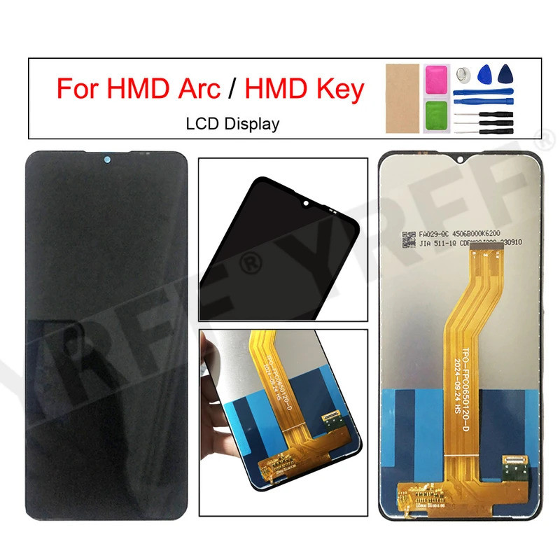 สําหรับ HMD Arc จอแสดงผล LCD HMD คีย์หน้าจอสัมผัส Digitizer Assembly