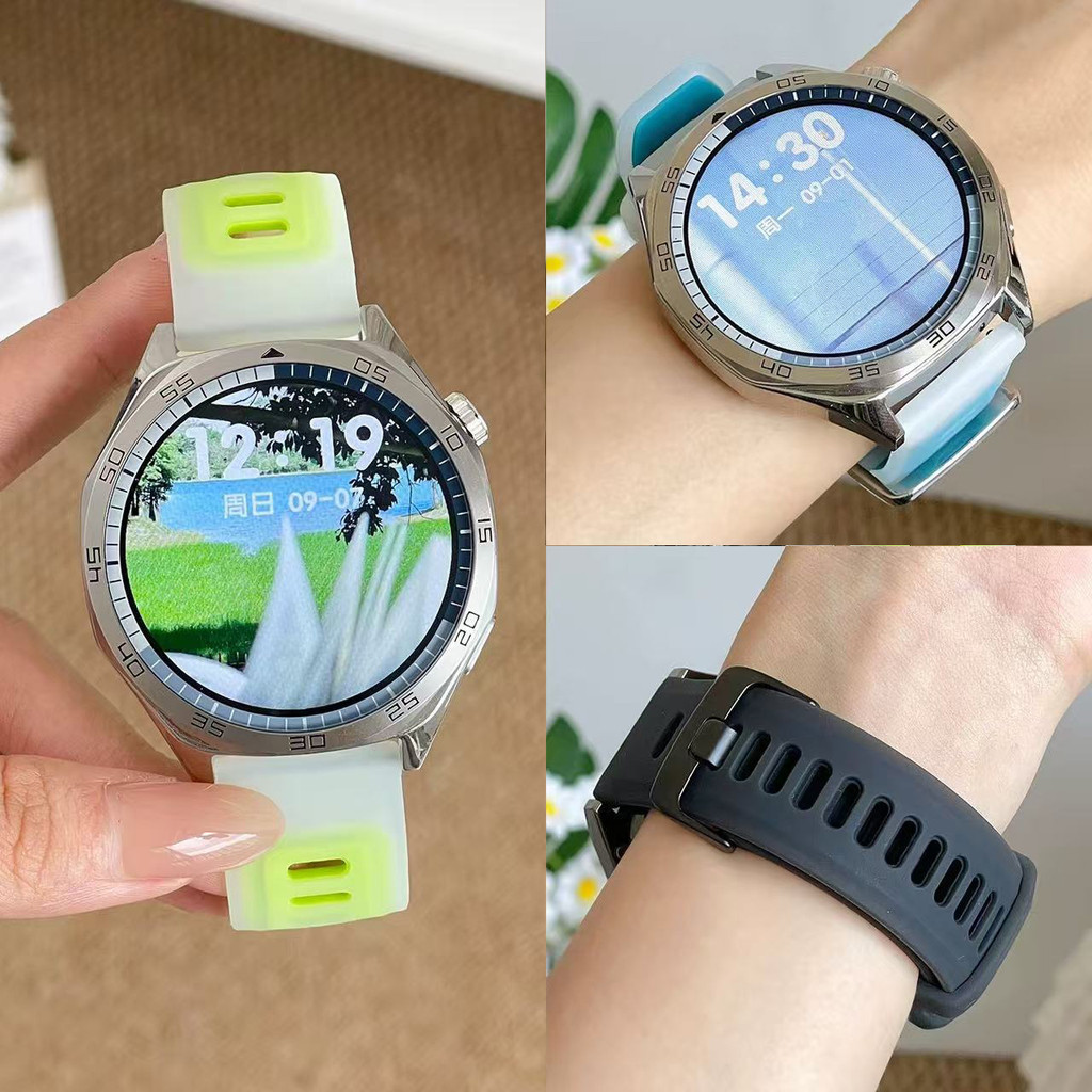 22mm Jelly สีซิลิโคนสําหรับ Mibro นาฬิกา GS Pro2 Active2 Lite 3 Pro A1 A2 A3 X1 T2 C3 C4 T2 Lite3 Ac