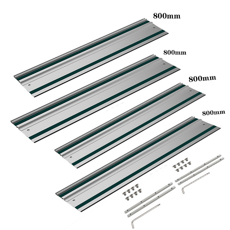 3200 มม. Track Saw Track ท่องเที่ยวรางอลูมิเนียม Extruderd คู่มือรางสําหรับเลื่อยวงเดือน Track ตรงตั
