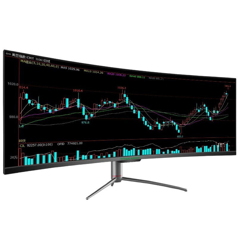Titan Army C49SHC 49 นิ้ว 4K ที่ถูกต้องพร้อมหน้าจอปลา 144Hz โค้งจอแสดงผลสําหรับเล่นเกมหน้าจอ LCD