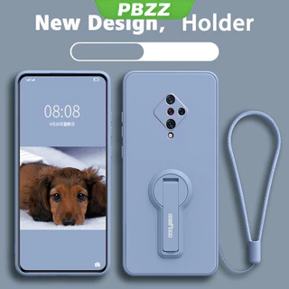 PBZZ FOR เคส ปลอก VIVO S1 Pro VIVO S1 เคสโทรศัพท์ softcase Liquid ซิลิโคน Protector กันกระแทกกันกระแทกกันกระแทกการออกแบบใหม่360 ° พร้อมผู้ถือ YTXZZJ01