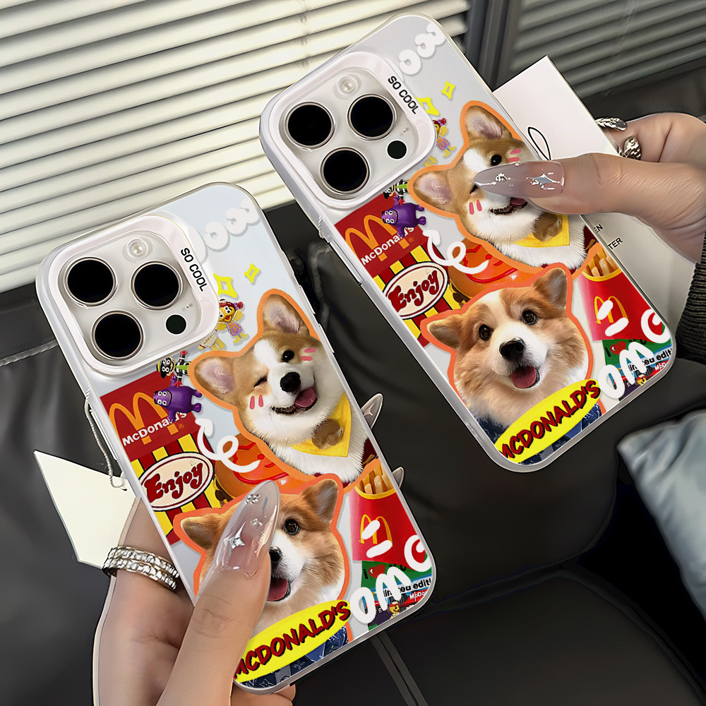 Cute Dog Case for VIVO Y19S Y29 Y28 Y32 Y33S Y33T Y21 Y03 Y28S Y17S Y11 Y12 Y15 IMD เคส เงา ผิวด้าน 