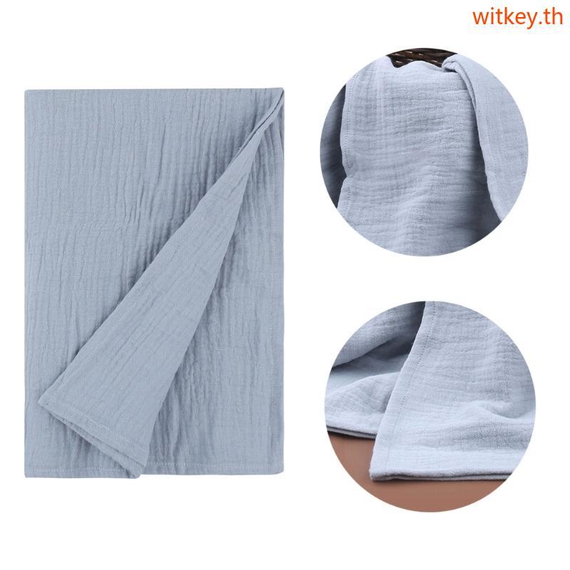 Baby Swaddle Wrap Bath Towel Infant Crepe Blanket Stroller Cover Photo Blanket