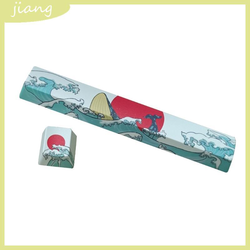 JN ทนทาน PBT Keycaps Space ESC Keycaps ชุด Corals Sea Theme OEM Original Profile Keycaps สําหรับคีย์