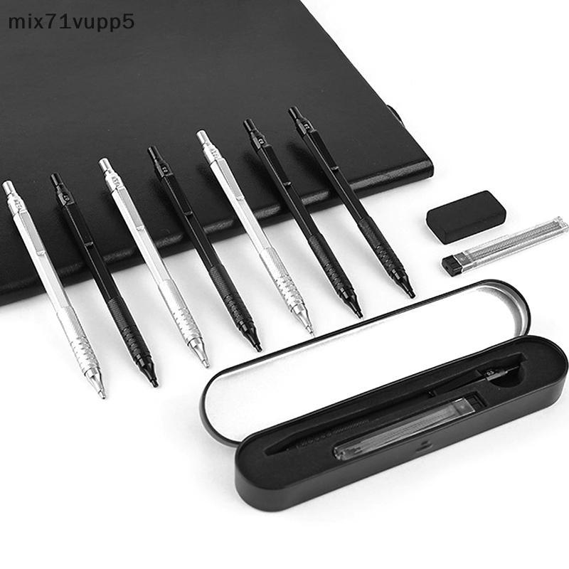 Mix71vu ดินสอกล1ชิ้น0.3/0.5/0.7/2.0มม. จุดศูนย์ถ่วงต่ำดินสอพิเศษเครื่องเขียนโรงเรียนอุปกรณ์ศิลปะ