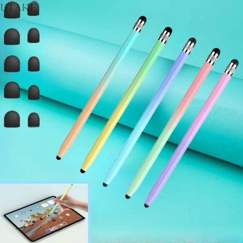 Utake ปากกาสไตลัสสําหรับหน้าจอสัมผัสได้ Double Rubber Tip Capacitive Stylus