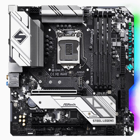 [] เมนบอร์ด ASRock B460M B560M B365M PRO4 HDV S/AC STEEL LEGEND เมนบอร์ด 1200 Pins