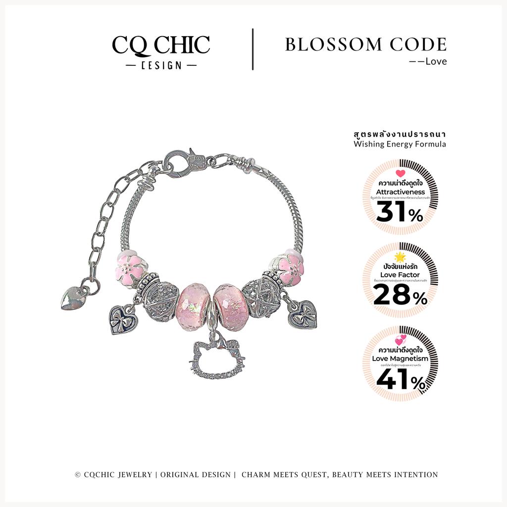 CQ CHIC [5279]Love Energy Kitty สร้อยข้อมือแบบปรับได้ของขวัญวันเกิดสร้อยข้อมือผู้หญิงน่ารักที่สวยงาม