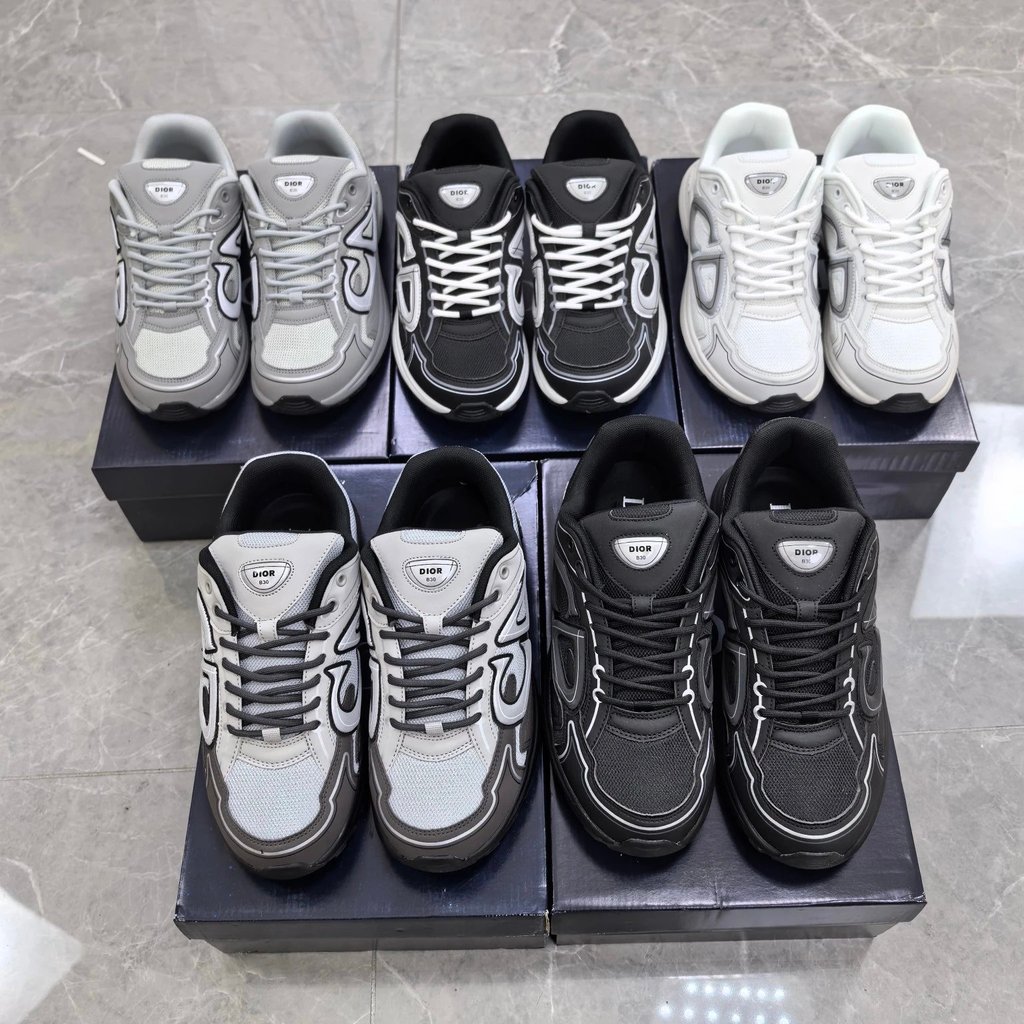 ผลิตโดย Guangdong Dachang Dior B30 Dior Mesh Fabric Low-Top Sports Casual Shoes
