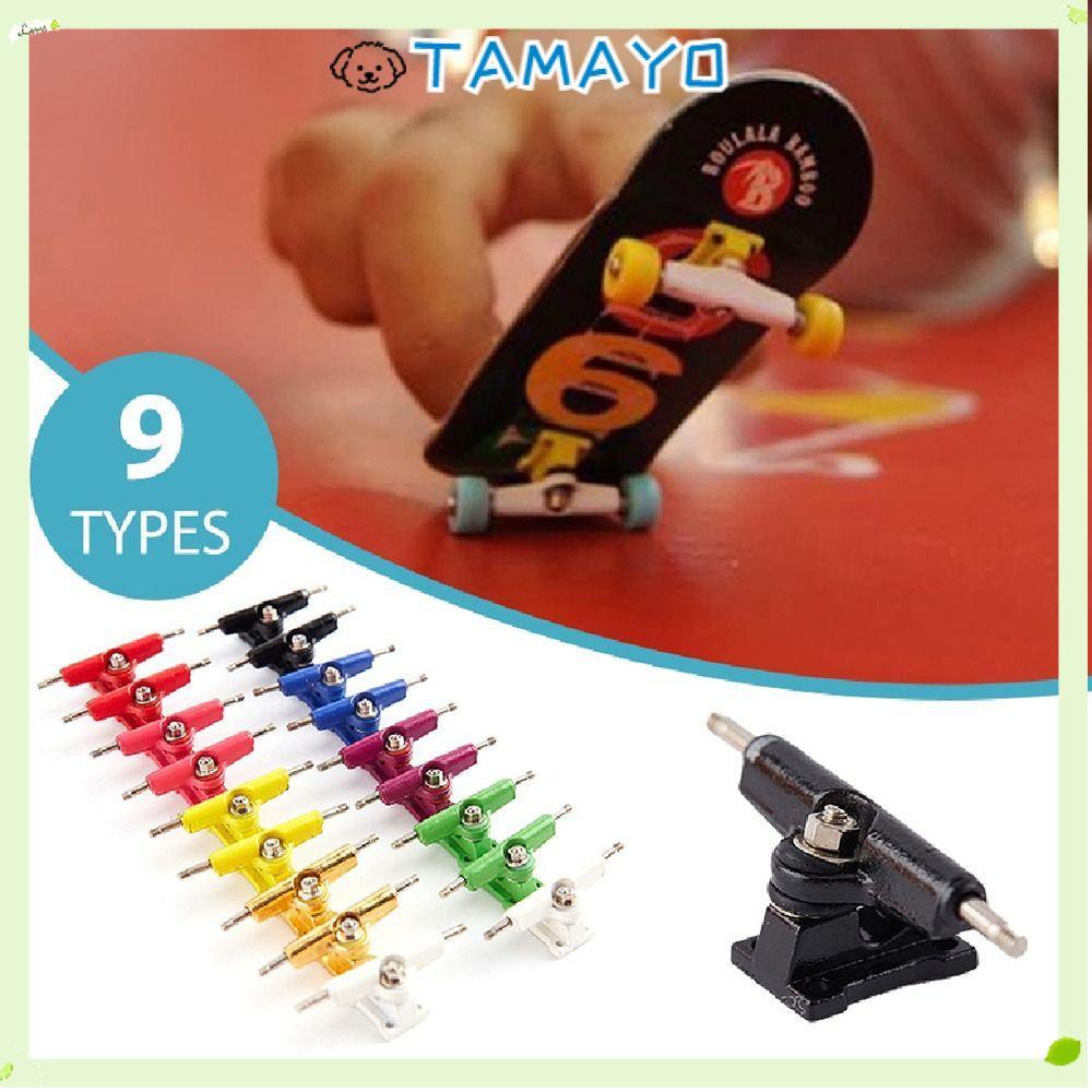 TAMAYO Fingerboard Truck Set ขนาด 32 มม., พร้อมแทร็กและอะไหล่ สำหรับสะสมและสร้างสรรค์เป็นงานอดิเรก