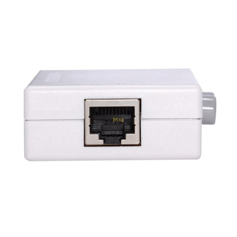 Btsg 2 พอร์ต RJ45 เครือข่ายสวิทช์ 2 ถึง 1 RJ45 Splitter อินเทอร์เน็ต Extender RJ45 Connector Coupler
